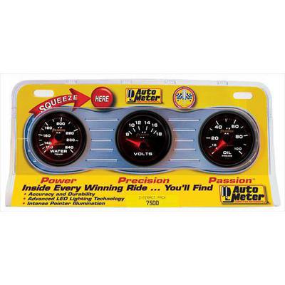 Auto Meter Phantom II 3 Gauge Interact Pack - 7500